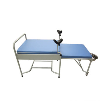a-179 Hot Sales Manual Plastic-Sprayed Hospital Delivery Bed
